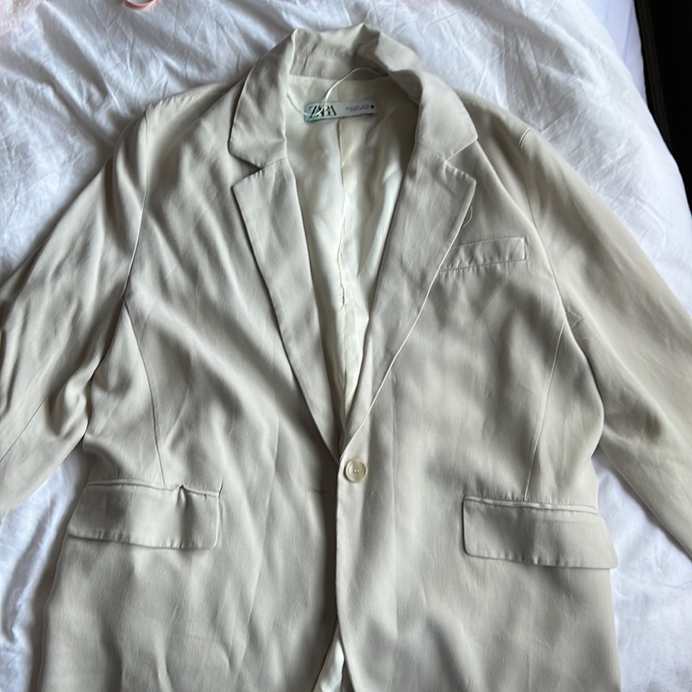 Zara Blazer Tan